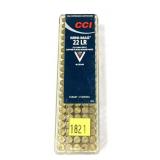Box of .22 LR CCI Mini-Mag round nose cartridges,