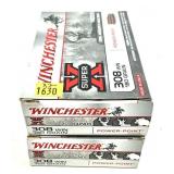 x2- Boxes of .308 WIN 180-grain Winchester