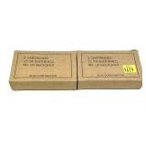 x2- Boxes of 12 Ga. 00 Buckshot Olin cartridges,