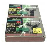 x2- Boxes of 20 Ga. 2.75" Brenneke Green Lightning