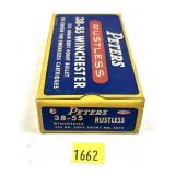 Vintage box of .38-55 255-grain SP Peters