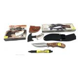 Lot, Grizzly Skinner knife with sheath in box