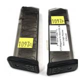 Lot, 2 ETS Glock 43X 9mm Luger 10 Rd. magazines