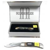 Lot, Rough Ryder Cinnamon Bone Stag folding