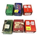 Lot: assorted 22 Cal bullets, 6 boxes full and