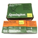 Lot, Remington NO 2 1/2 large pistol primers,