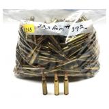 Bag of .223 REM cartridges, marked 392 pcs.