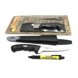 Lot, Bill Dance blade changer knife in sheath