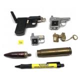 Lot: Novelty Lighters includes 4- firearms and