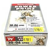 Box of 30-06 SPRG 165-grain Power-Point Winchester