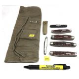 Lot: Assorted Robeson Folding/Pocket Knives, 6pcs.