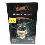 Marbles Pin On Compass, in package
