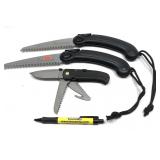 Lot: 2-Browning Saw Blade Knives in Browning