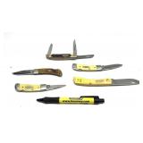 Lot: Assorted Folding Knives includes Camillus,