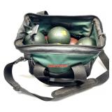 Bocce ball set in Craftsman bag