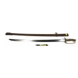 Japanese sword marked 1917 and markings on both