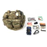 Camo Range Bag with Assorted Cleaning