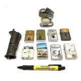 Lot: Novelty Lighters Sports Themed 10pcs.