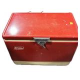 Vintage Red Coleman Cooler