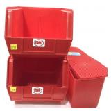 Lot, pair of MEC Akro bins