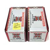 x2- Boxes of .17 HMR JHP Winchester XTP cartridges