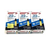 Lot of 150 rounds .22 LR 38-grain Subsonic hollow