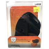 Bulldog leather belt holster size Large, in