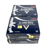 x4- Boxes of .22 LR AR Tactical CCI cartridges,