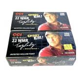 x2- Boxes of .22 Mag. jacketed hollow point CCI