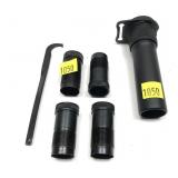 Lot,  4 assorted chokes, wrench and part