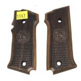 Pair of Smith & Wesson wooden grips