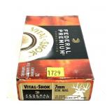 Box of 7mm REM Mag 150-grain Nosler Ballistic Tip