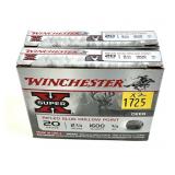 x2- Boxes of 20 Ga. 2.75" Rifled Winchester HP