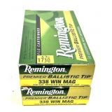 x2- Boxes of .338 WIN. Mag 200-grain Nosler