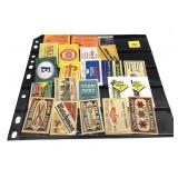 Lot: Match Box Advertisements over 20pcs.