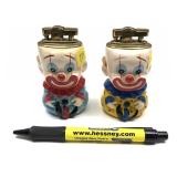 Pair of Vintage Clown Lighters 2pcs.