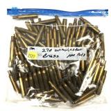 Bag of .270 WIN. brass marked 170 Rds.