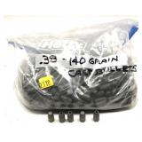 Bag of .38 Cal. 140-grain cast bullets