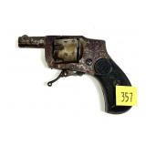 Baby Hammerless Antique Revolver, 1.25" Barrel,