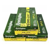 x3- Boxes of .308 WIN 150-grain Core-Lokt PSP