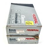 Lot of 31 rounds 8mm Mauser 170-grain Hi-Shok