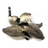 Set of 6 Avian Short Neck Feeder Goose Decoys