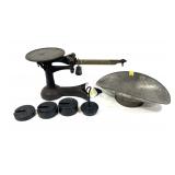 Vintage Fairbanks scale with weights