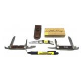 Lot: 3-Camillius Knives : #2 1-Blade Knife with