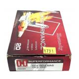 Box of 7mm REM Mag 139-grain GMX Hornady