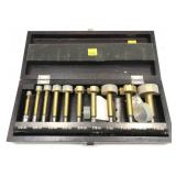 Craftsman hole bits in case