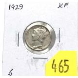 1929 Mercury dime