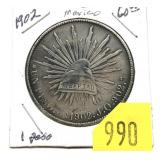 1902 Mexico peso