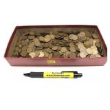 Lot, wheat cents, 1101 pcs.