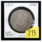1810 U.S.Capped Bust Half dollar